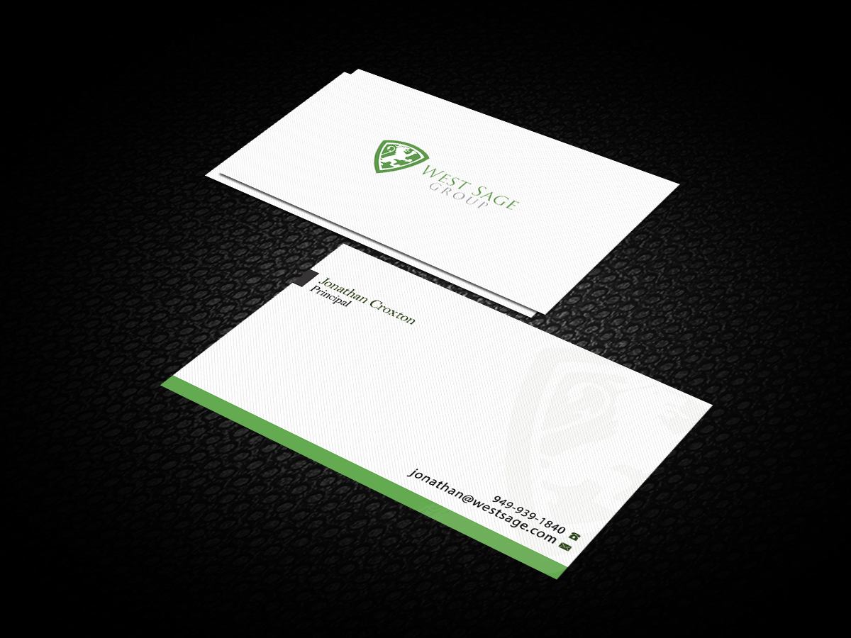 Business Card Design by Harshan for West Sage | Design #3363299