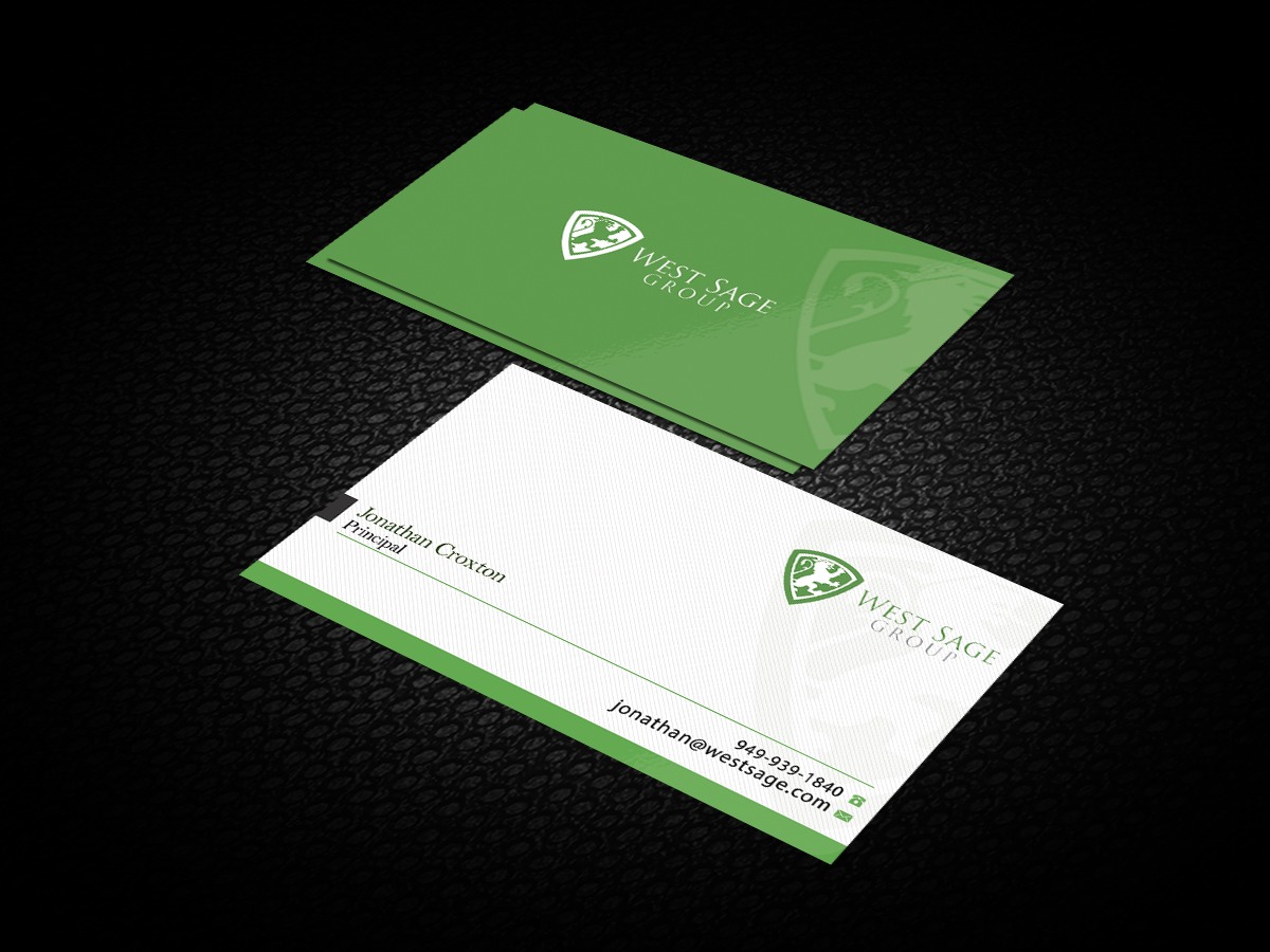 Business Card Design by Harshan for West Sage | Design #3363376