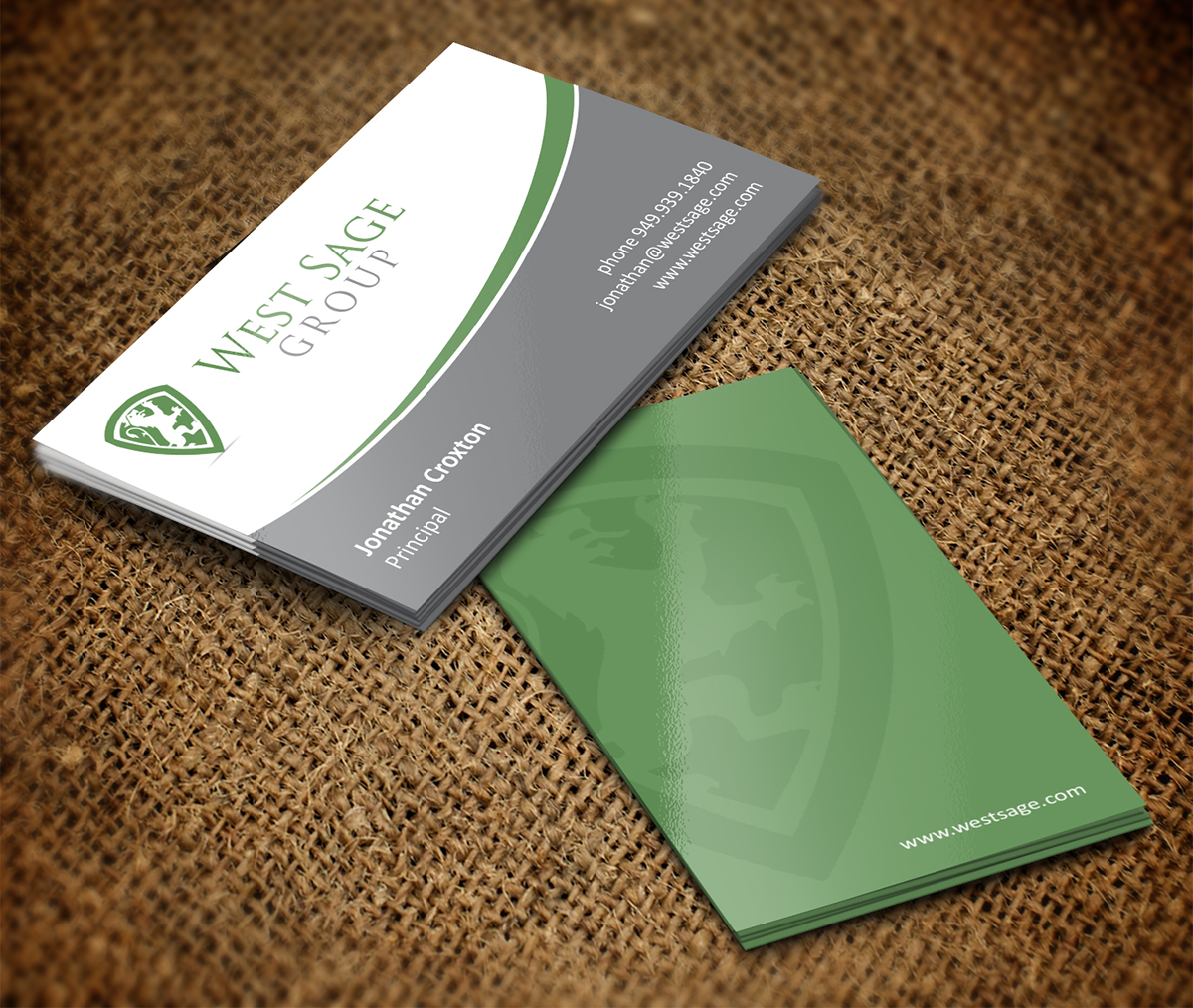 Business Card Design by pecas for West Sage | Design #3294022