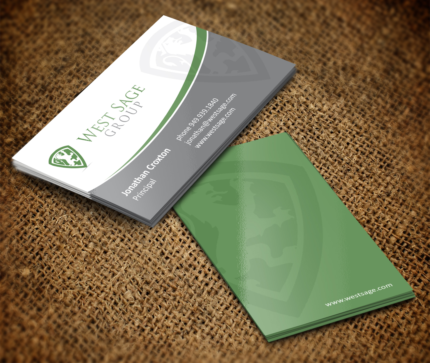 Business Card Design by pecas for West Sage | Design #3314392