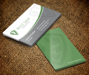 Business Card Design by pecas for West Sage | Design: #3314392