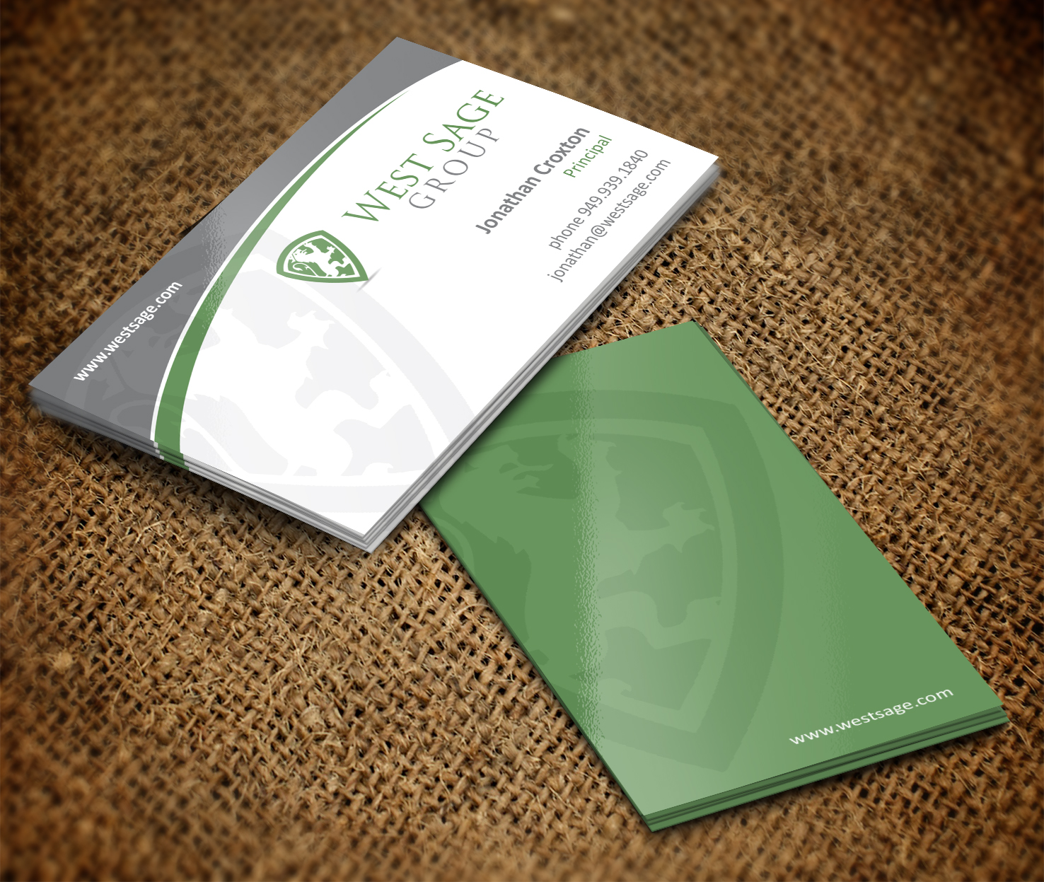 Business Card Design by pecas for West Sage | Design #3314443