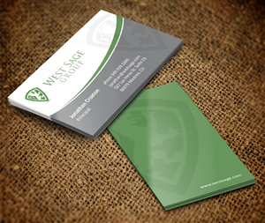 Business Card Design by pecas for West Sage | Design: #3327622