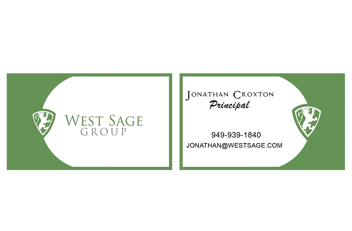 Business Card Design by InGang for West Sage | Design #3292254