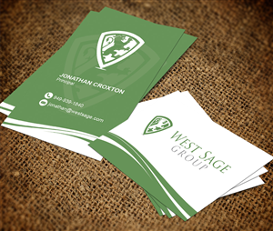 West Sage Group Business Card | Business Card Design by Sarah Haroon