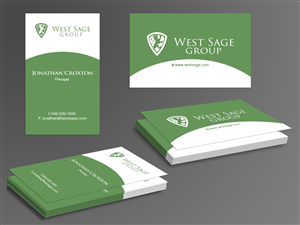West Sage Group Business Card | Business Card Design by kousik