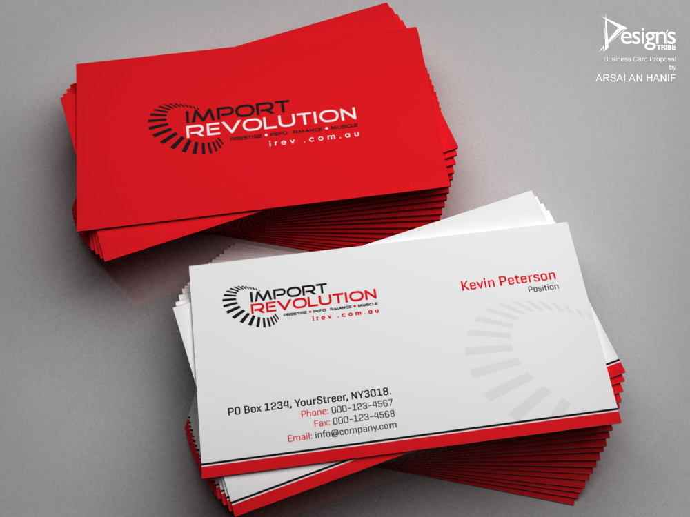 Business Card Design by DesignsTRIBE for this project | Design #801672
