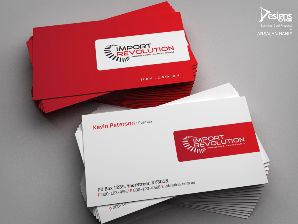 Diseño de Tarjeta de Presentación por DesignsTRIBE para este proyecto | Diseño #801767