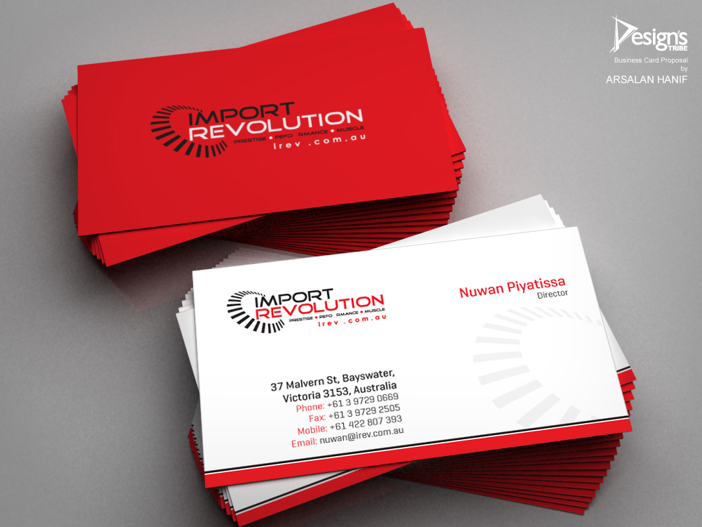 Diseño de Tarjeta de Presentación por DesignsTRIBE para este proyecto | Diseño #811282