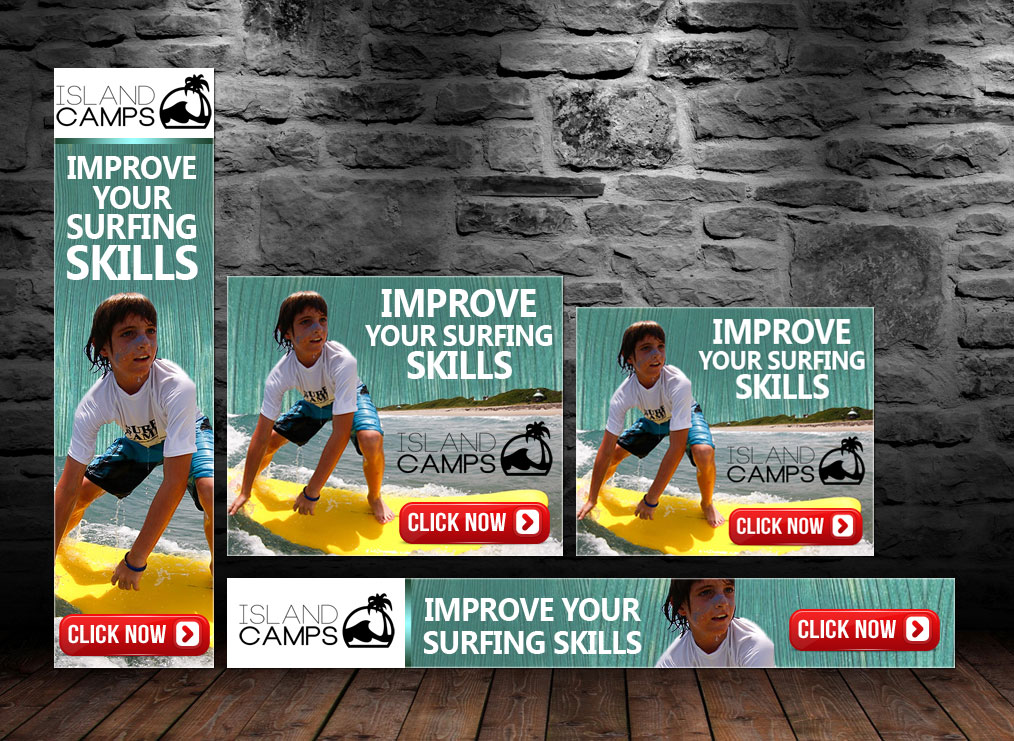 Banner Ad Design by MeMe Botrous for Island Water Sports | Design #3235824