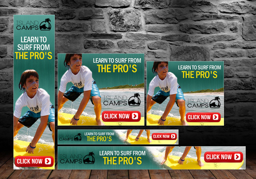 Banner Ad Design by MeMe Botrous for Island Water Sports | Design #3242426