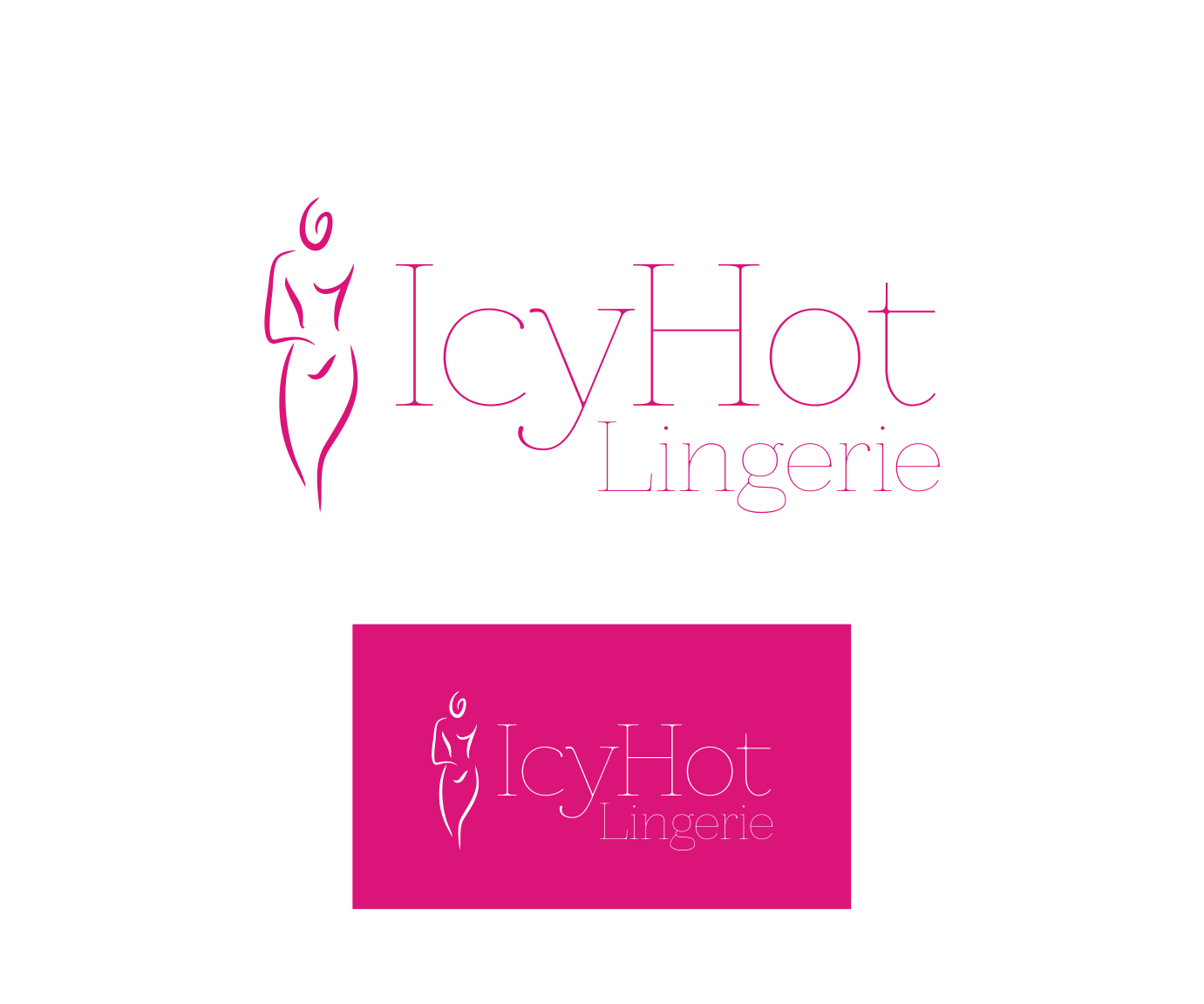 Logo Design by nenk-O for Icy Hot Lingerie  | Design #3239017