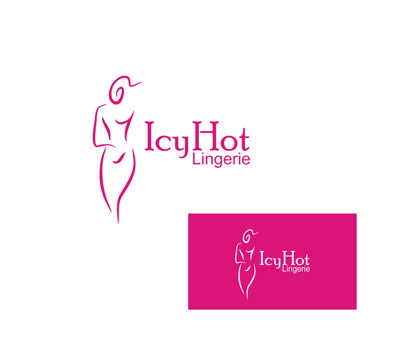 Logo Design by nenk-O for Icy Hot Lingerie  | Design #3239023