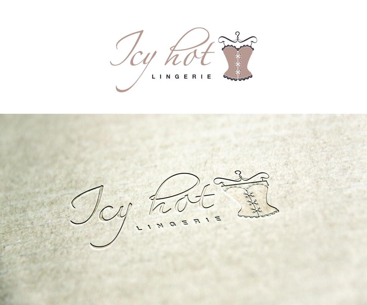 Logo Design by ChicD for Icy Hot Lingerie  | Design #3328385