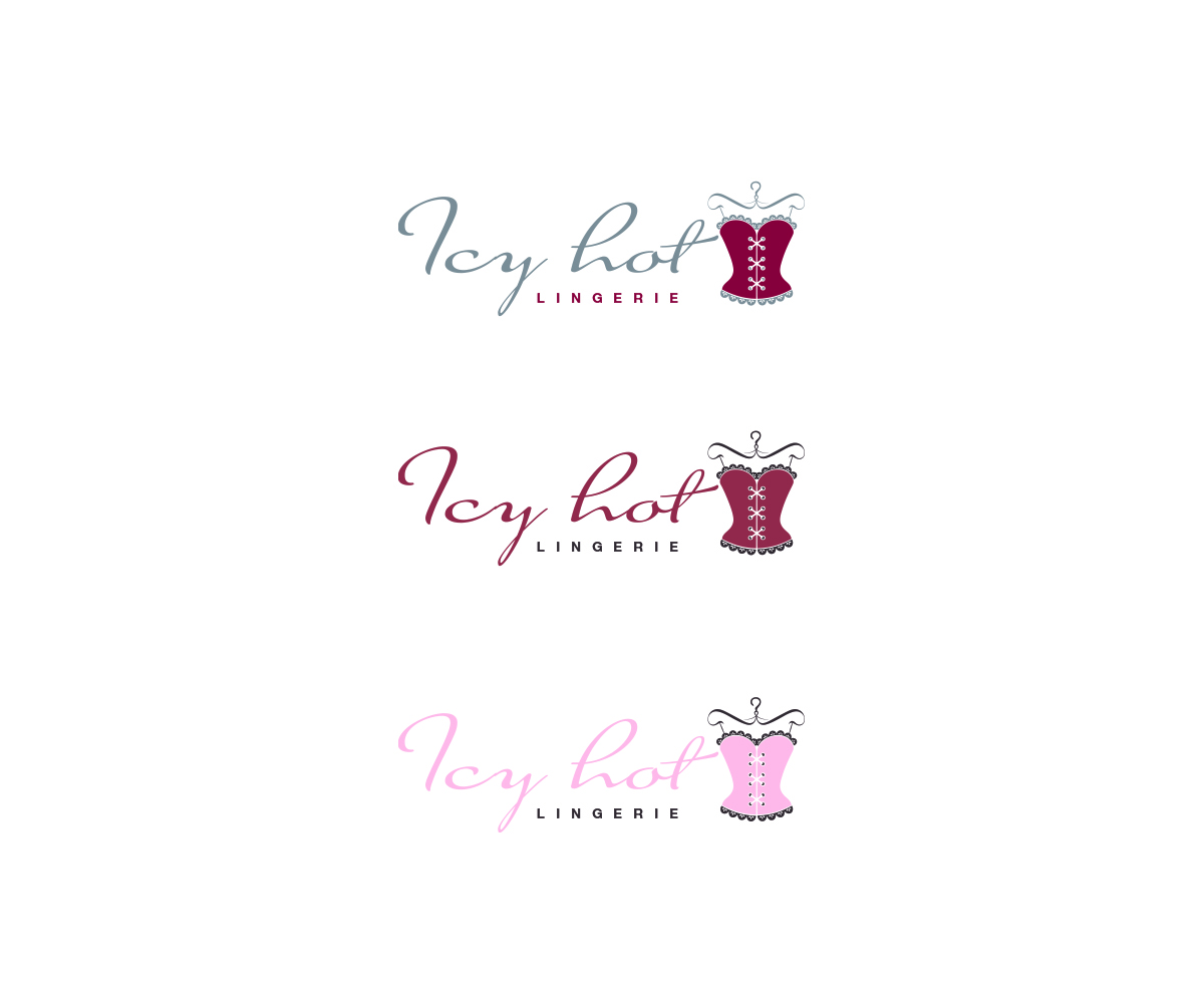 Logo Design by ChicD for Icy Hot Lingerie  | Design #3372769