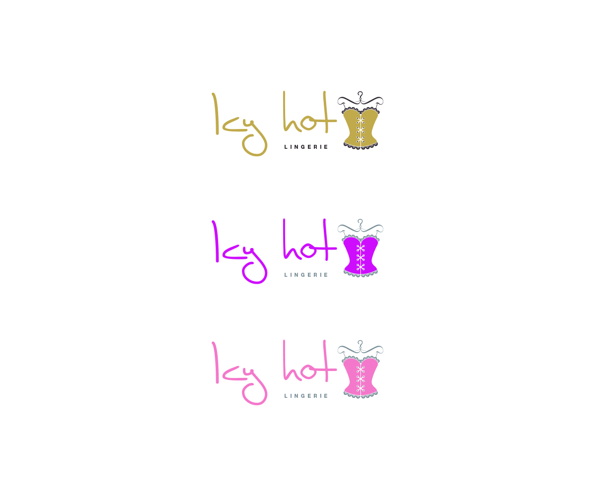 Logo Design by ChicD for Icy Hot Lingerie  | Design #3372786