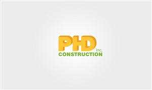 Logo Design by GeorgeLogoDesign for Phd Construction inc | Design: #3232132