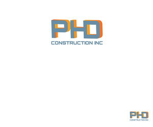 Logo Design by meygekon for Phd Construction inc | Design: #3267026