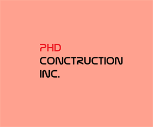 Logo Design by Fiki Purnama for Phd Construction inc | Design: #3237665