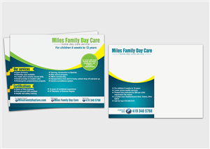 Postcard Design by yganess for Miles Family Day Care | Design: #3319671