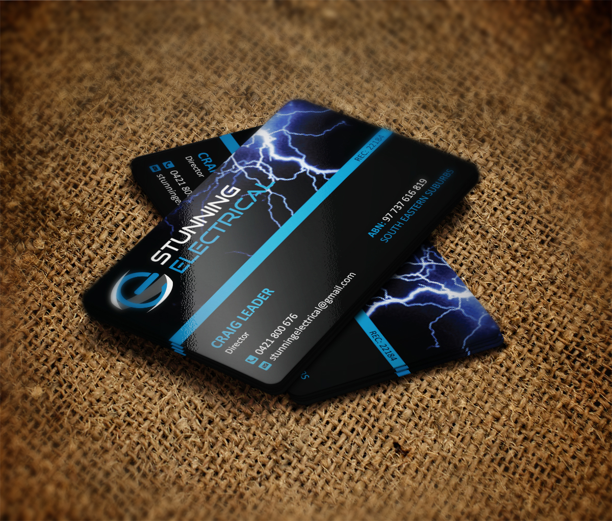 Business Card Design by MT for Stunning Electrical | Design #3259004