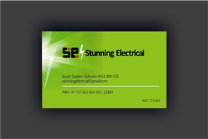 Business Card Design by inspirodesign for Stunning Electrical | Design: #3252426