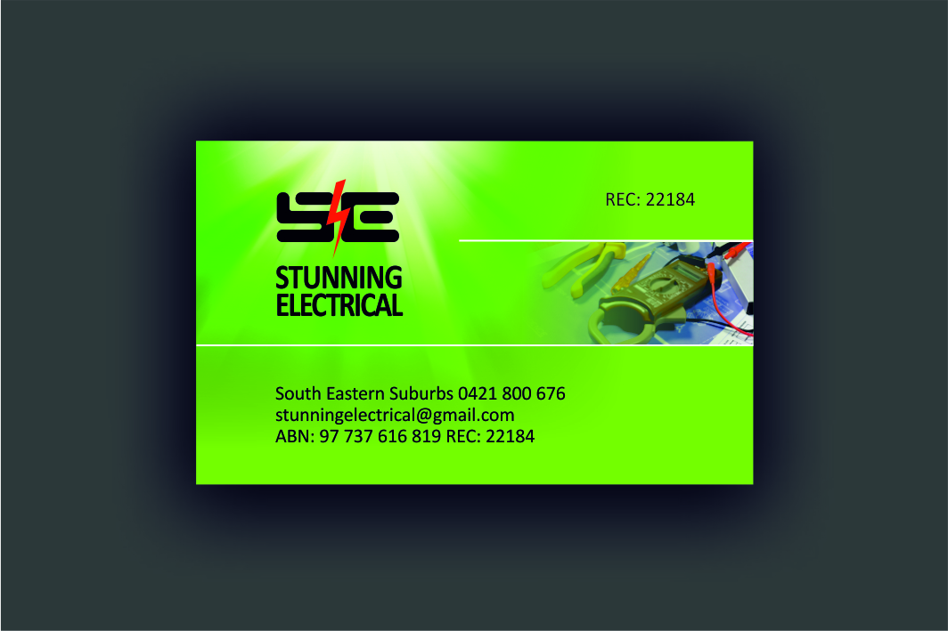 Diseño de Tarjeta de Presentación por inspirodesign para Stunning Electrical | Diseño #3258205
