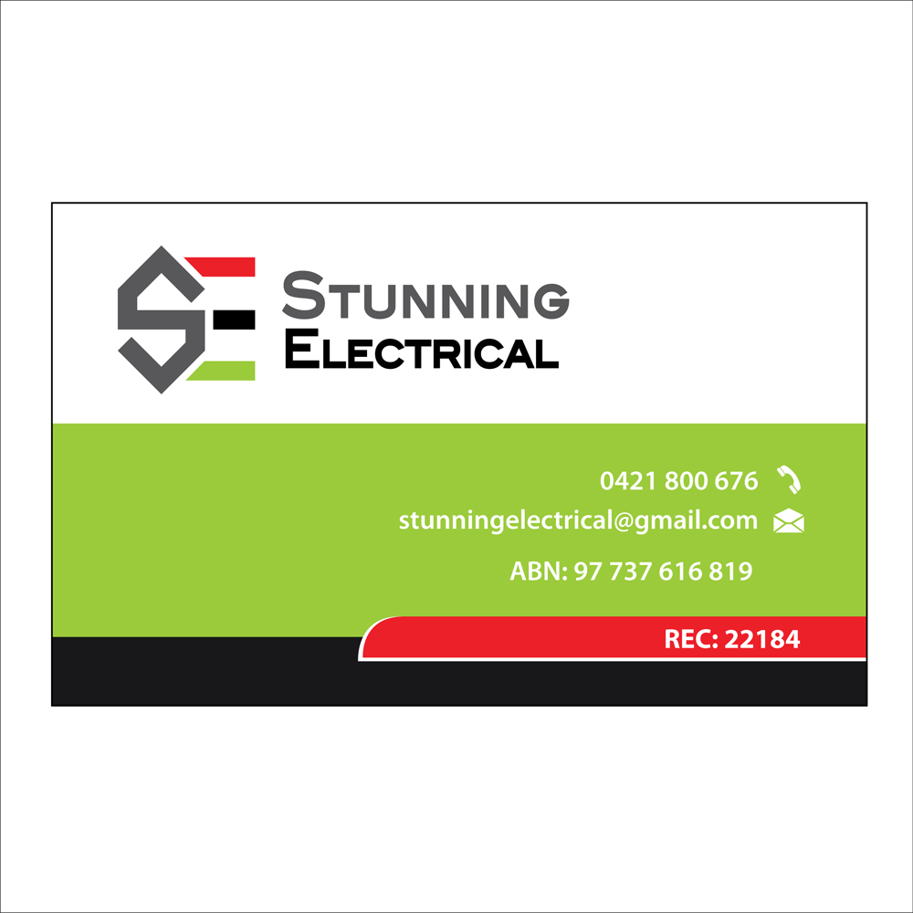Business Card Design by MTu for Stunning Electrical | Design #3250838