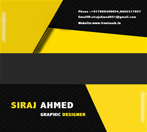 Business Card Design by Sirajmeer