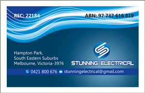 Business Card Design by dkthedon for Stunning Electrical | Design: #3269392
