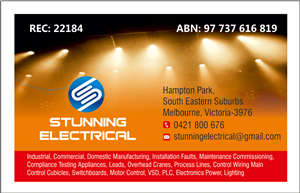 Business Card Design by dkthedon for Stunning Electrical | Design: #3269396