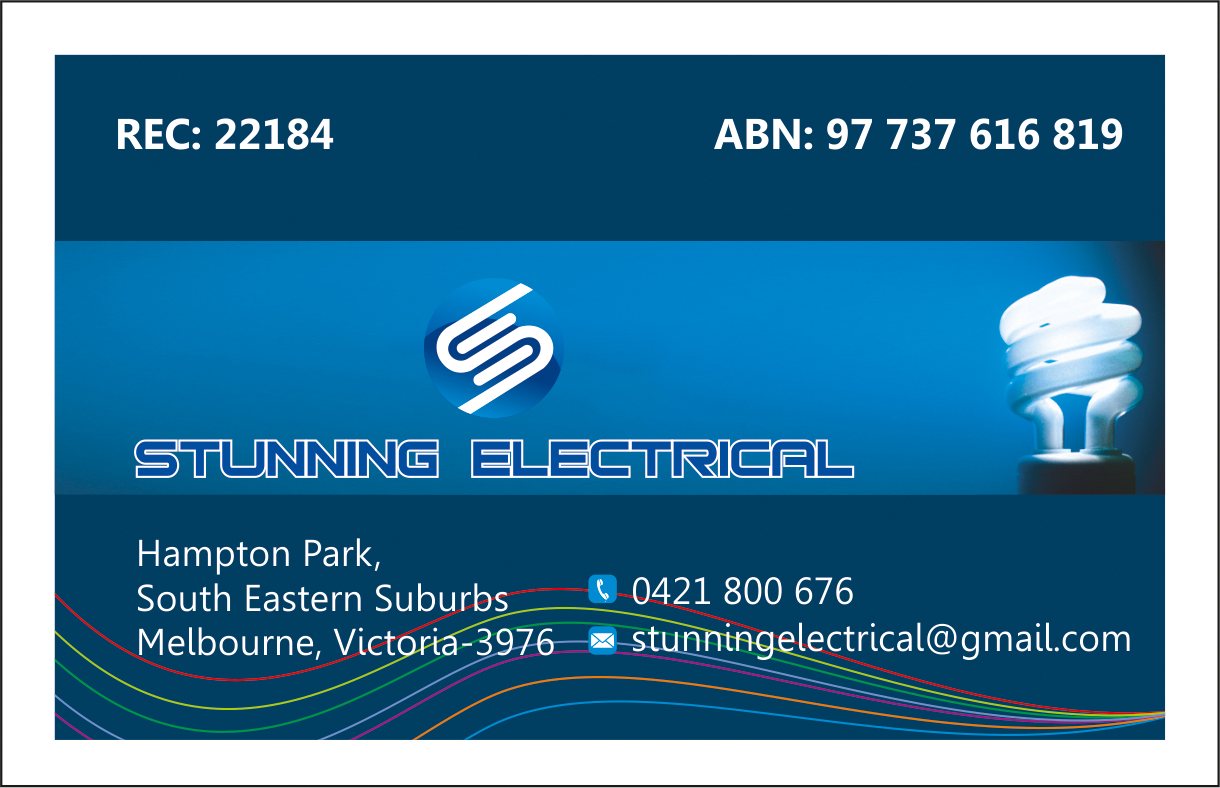 Business Card Design by dkthedon for Stunning Electrical | Design #3269399