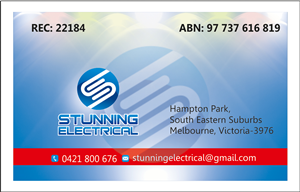 Business Card Design by dkthedon for Stunning Electrical | Design: #3276121