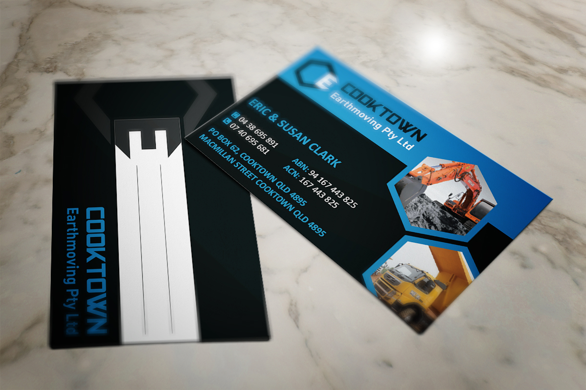 Business Card Design by MT for Cooktown Earthmoving Pty Ltd | Design: #3257984