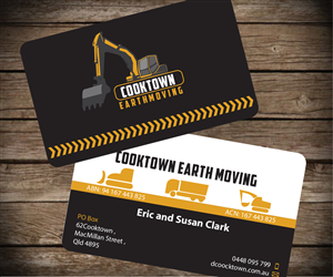 Business Card Design by Aaaron for Cooktown Earthmoving Pty Ltd | Design: #3248391