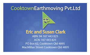 Business Card Design by Nishu4U for Cooktown Earthmoving Pty Ltd | Design: #3257323