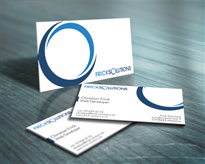 Business Card Design by HYPdesign for Frick Solutions | Design: #791696