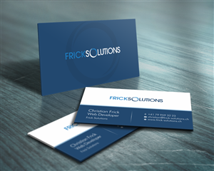 Business Card Design by HYPdesign for Frick Solutions | Design: #791770