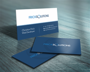 Business Card Design by HYPdesign for Frick Solutions | Design: #791789