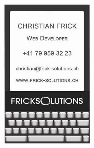Business Card Design by ev 21 for Frick Solutions | Design: #793109