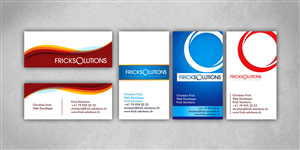 Business Card Design by Alief_Hend for Frick Solutions | Design: #803722