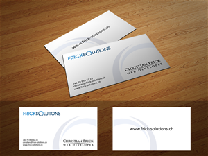 Business Card Design by Radu Borzea for Frick Solutions | Design: #799112