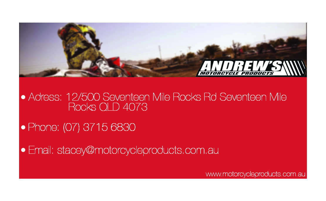 Business Card Design by Radu_Mitroi for Andrew's Motorcycle Products | Design #3242916