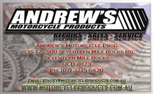 Business Card Design by p3nf01ds for Andrew's Motorcycle Products | Design: #3234821