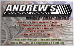 Business Card Design by p3nf01ds for Andrew's Motorcycle Products | Design: #3235108
