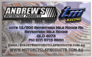 Business Card Design by p3nf01ds for Andrew's Motorcycle Products | Design: #3246277