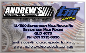Visitenkarten-Design von p3nf01ds für Andrew's Motorcycle Products | Design #3249425