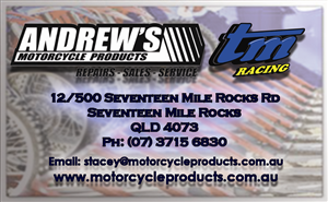 Business Card Design by p3nf01ds for Andrew's Motorcycle Products | Design: #3249434