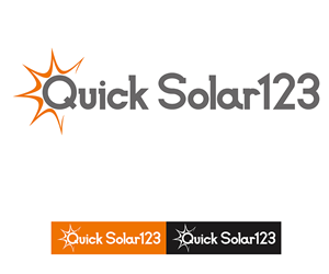 Logo Design by nyakko for Quick Solar 123 | Design: #3239742