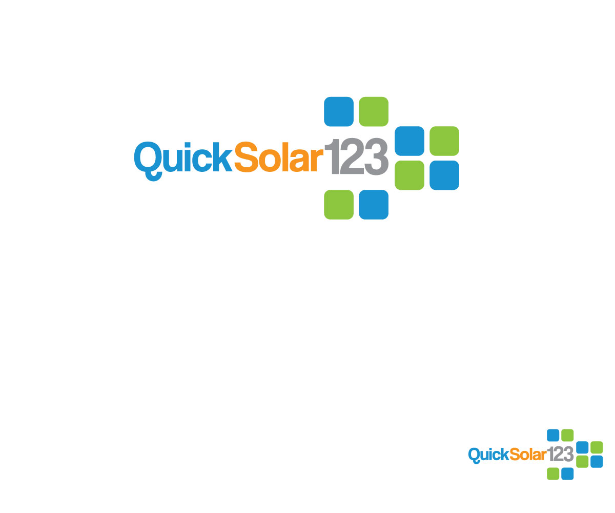 Logo Design by meygekon for Quick Solar 123 | Design #3241946
